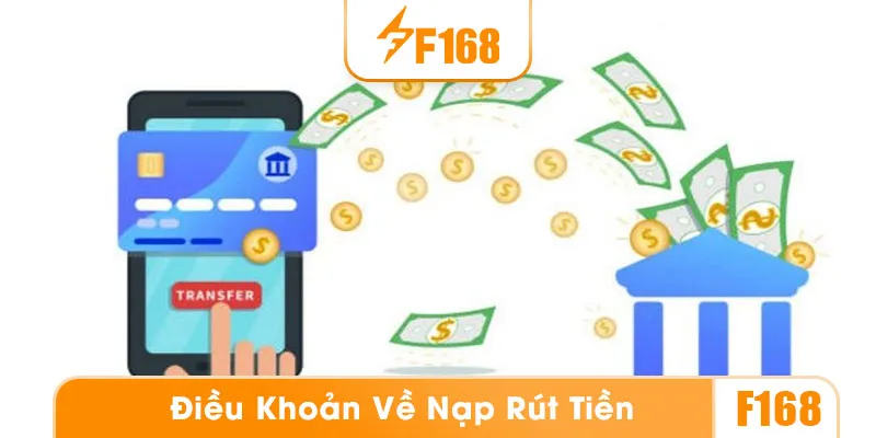 Các giao dịch nạp rút tại F168 đều được bảo mật và minh bạch