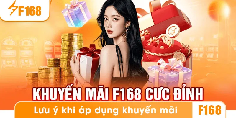 Lưu ý khi sử dụng khuyến mãi F168 tặng 68k